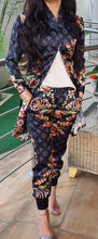 Load image into Gallery viewer, Louis V Print Kimono 2pc Costume
