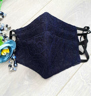 Navy Lace Duchess