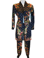 Louis V Print Kimono 2pc Costume